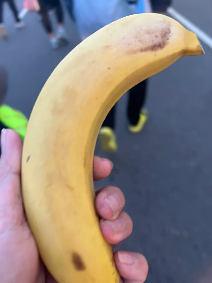 吃香蕉補充體力