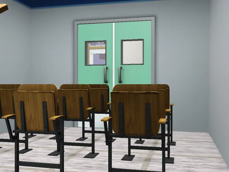 跟之前看過的研習室不同，這裏只需聽講者說話，偶爾提問一下。