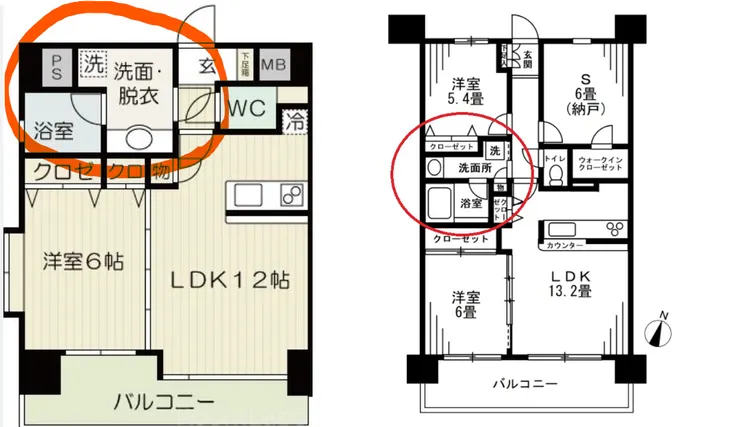 這個不是賣房子的廣告,文中提到的住宅配置,那個叫做「洗面室」的地方,洗衣機會設置在那裡
