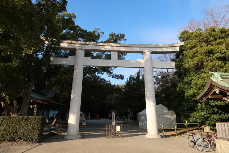 中途去了一下和歌山的日前宮。