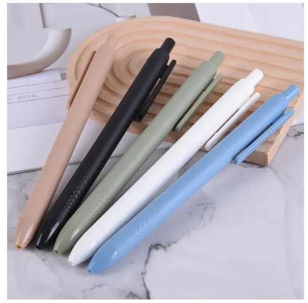 格菱紋防滑筆桿原子筆-按壓式廣告筆 52AA-0191 (單色筆廣告筆)