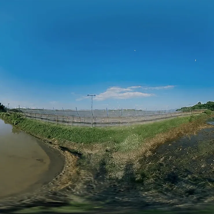 緜延的非軍事區將數十萬家庭分隔兩地。（圖片來源：https://www.kff.tw/film/content/4616）