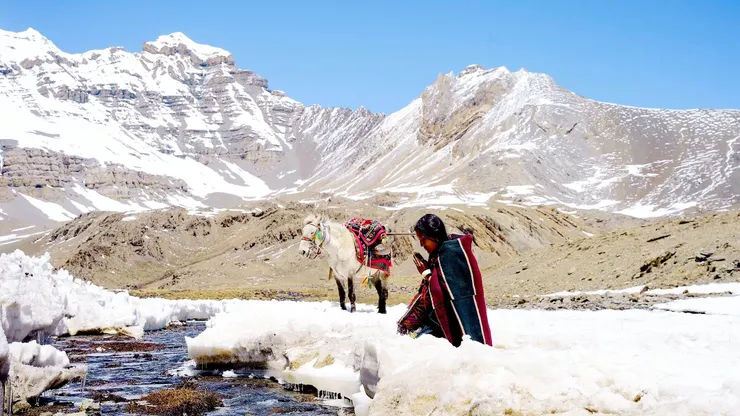 《香巴拉》：壯麗的喜馬拉雅山景與虔敬祝禱的佩瑪