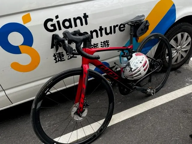 Fortune大哥的火紅色單車