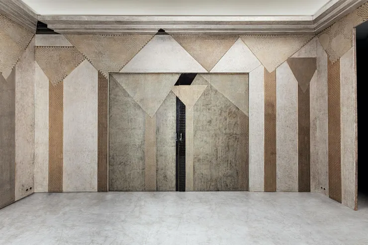 由室內設計師 Jean Dunand 為 Colette Aboucaya 的吸煙室，體現了 Art Deco 美學。