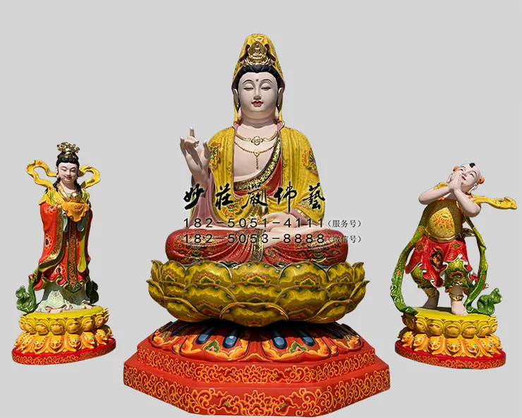 觀世音菩薩彩繪佛像