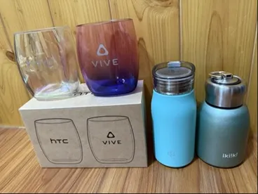 股東會紀念品_雙層玻璃杯組、保溫杯