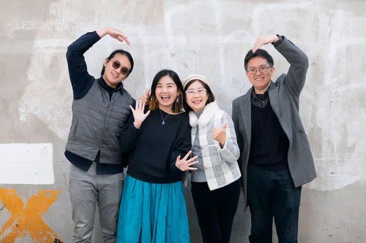 （圖說：創作是非常多元的，用我們的腳步、手勢、表情或者聲音都可以在一個創作過程。）