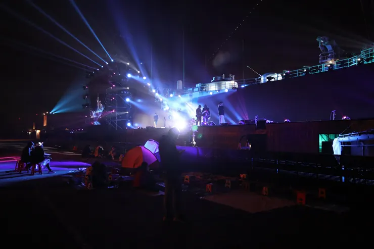 帳棚既醒目又帶點喜感