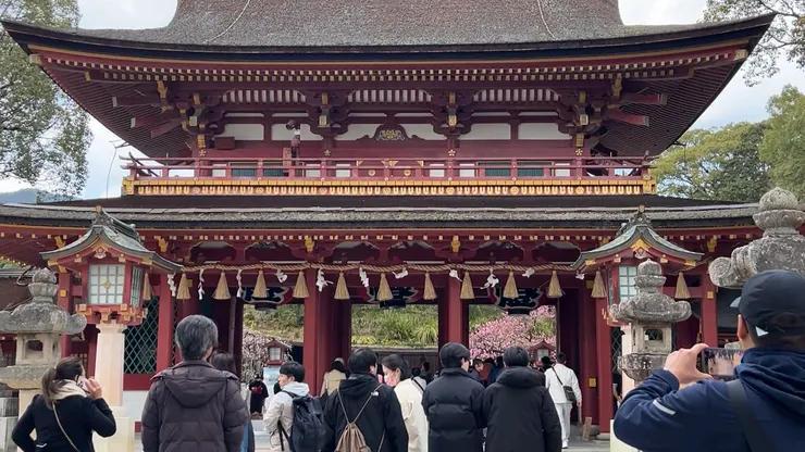 太宰府紅色樓門