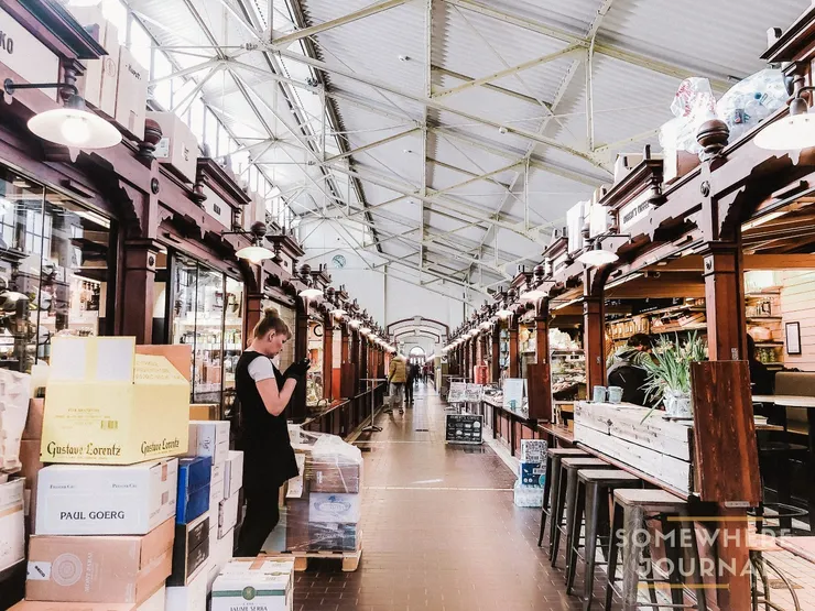 市場不算很大，但乾淨整齊，很好逛的。