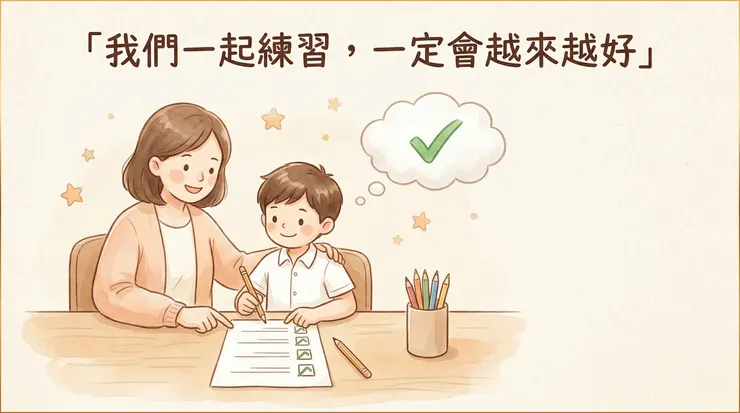  穩定的家庭支持與立即的正向回饋，常是幫助 ADHD 孩子逐步建立自信與行動感的重要支持。