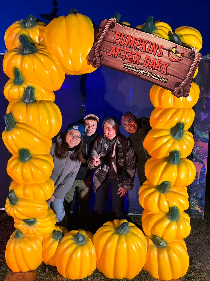 南瓜夜藝術裝置‧合照