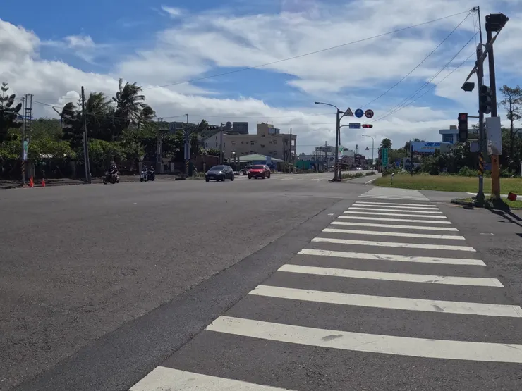 經過往後壁湖的岔路。