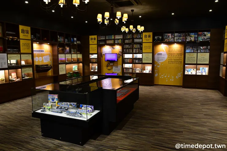 鐵道文化展區設計彷彿走進某個收藏家的書房一般