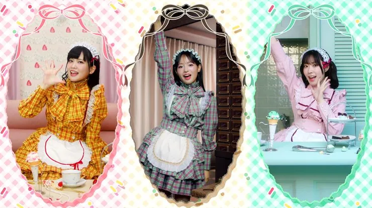 聲優本尊（大熊和奏、大西亞玖璃、降幡愛）穿著打歌服的實體還原