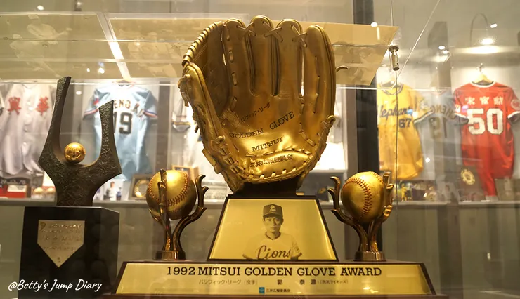 ▲棒球名人堂7F-郭泰源（投手）/ 圖片來源：Betty's Jump Diary