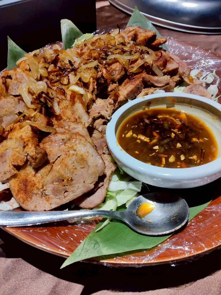 燻烤里肌佐迷迭香汁