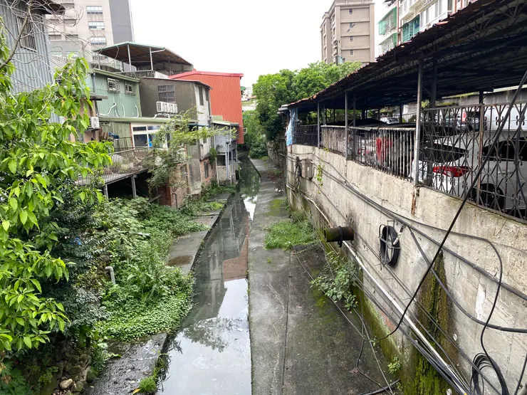站在過水橋上看瑠公圳