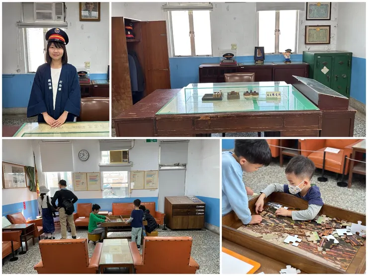 站長辦公室，可以穿衣服拍照，也可以在這玩拼圖