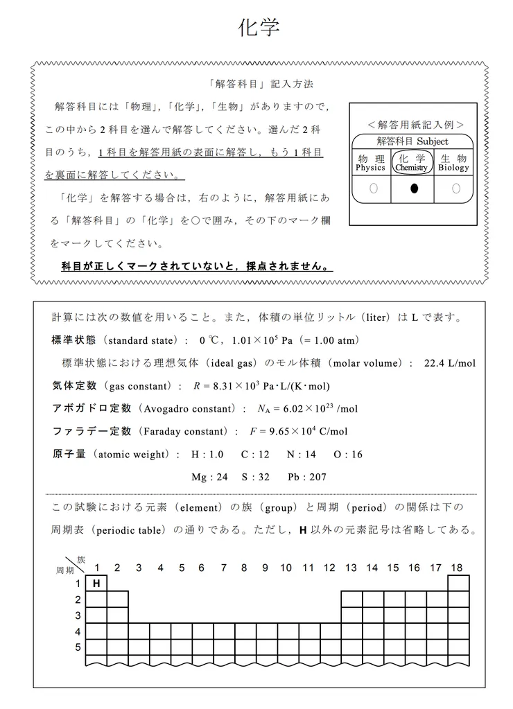 2017 年第二次日本留學試験