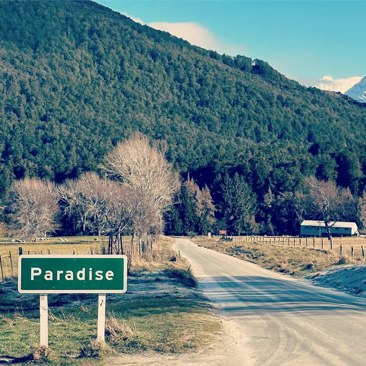 Glenorchy繼續往裡頭開到天堂路