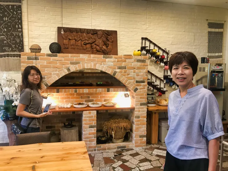 領隊也一同來用早餐囉