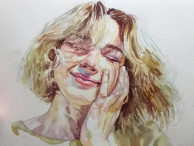  三重野慶的水彩作品