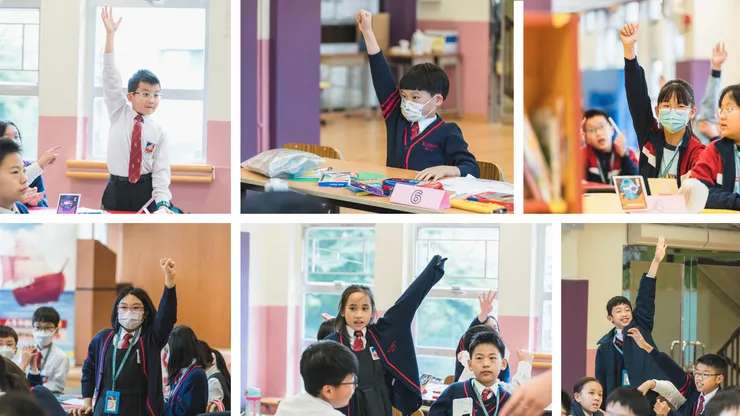 林淑芳校長：「看到學生很投入，舉手舉足全場。」