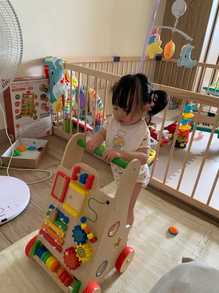 外公送的推車～