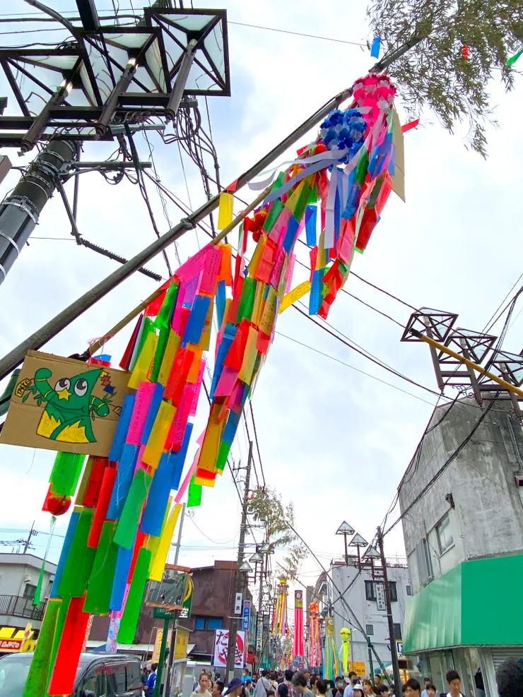 福生七夕祭的七夕竹