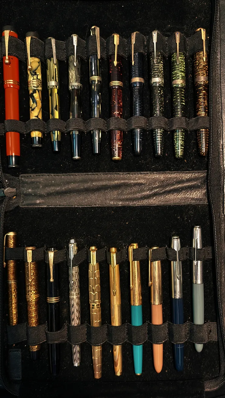 我的派克骨董筆