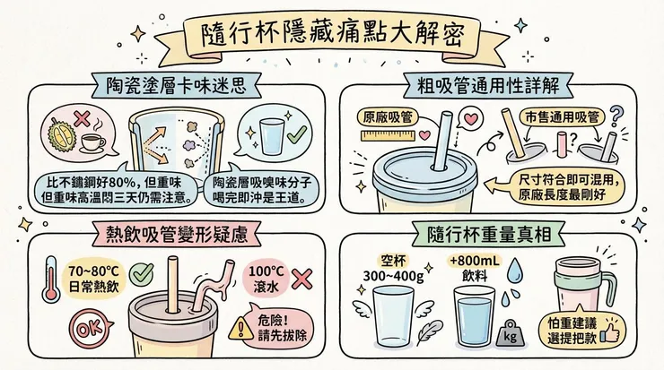 吸管杯隱藏痛點問題