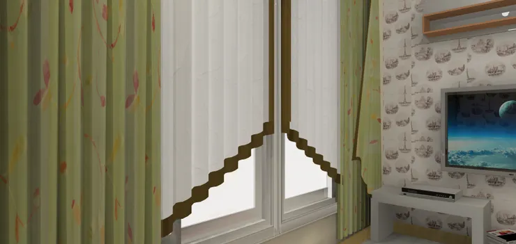 屋內就只有這個大窗戶,但已經夠了。