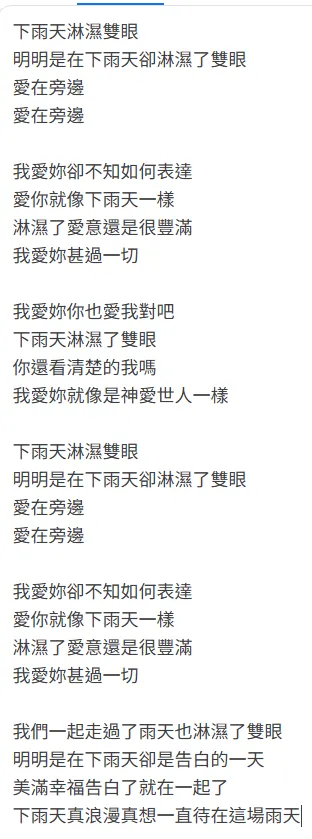 下雨天淋濕雙眼無厘頭作詞Vein曲唱Suno