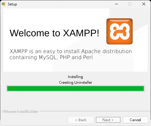 8.快安裝好了~~再等一下。