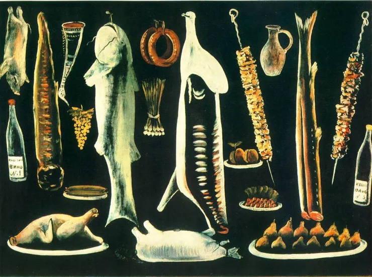 Niko Pirosmani, Still-Life, 1900s