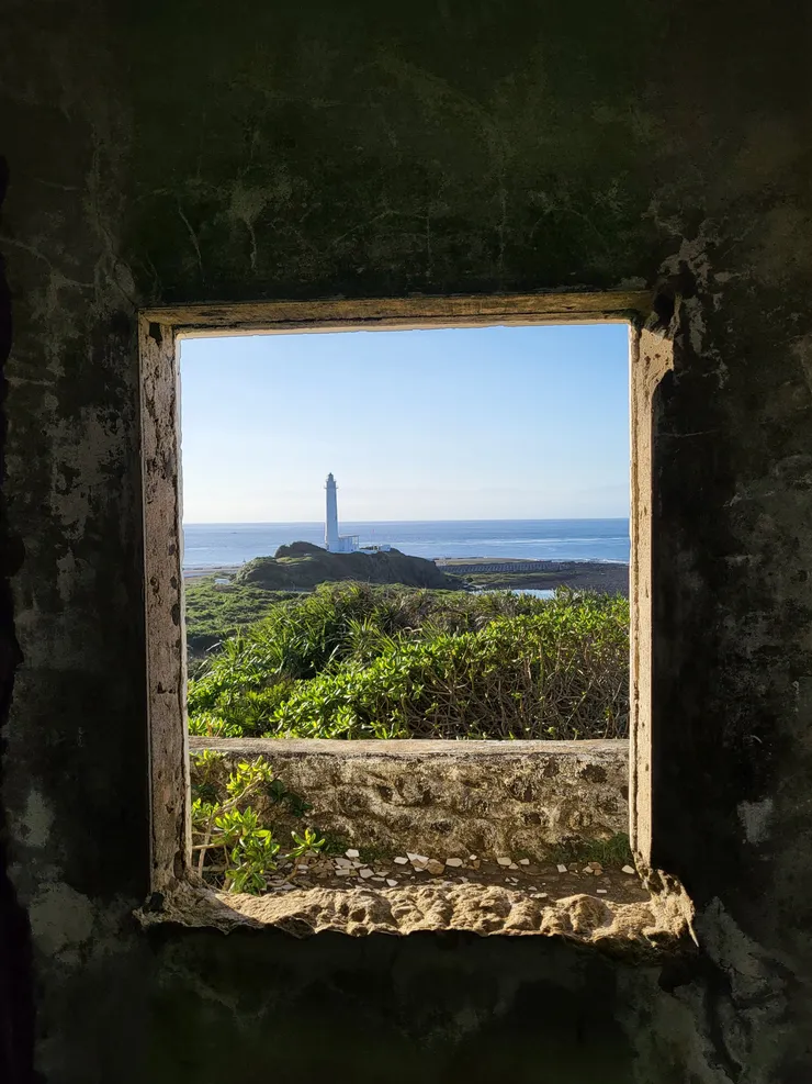 小白屋祕境視角的綠島燈塔