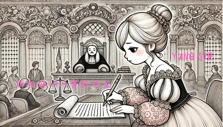 訴訟的進行，書狀的提出是重要的