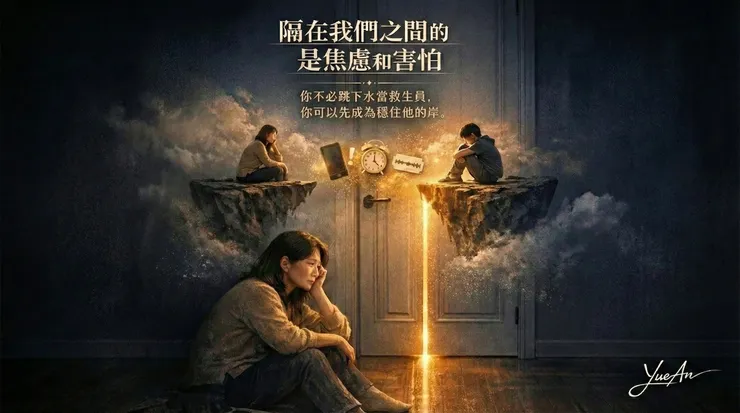 115學測作文〈隔在我們之間的種種〉：隔在我們之間的是焦慮和害怕。你不必跳下水當救生員，你可以先成為穩住他的岸。