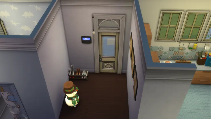 這個雪人燈飾很特別，有著溫暖的笑容，靜靜地等著主人回家，讓家裏充滿溫馨的感覺。