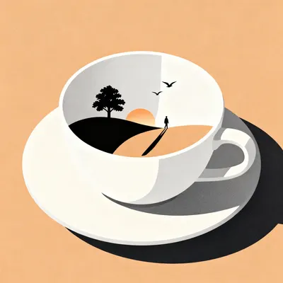 我在咖啡杯裡找到的自由