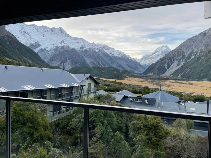 庫克山飯店陽台