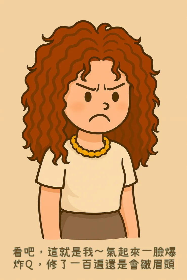 突然發現啊… 我在修行路上走了也不算短的時間， 嘿嘿～依舊會生氣、不甘心、不耐煩， 甚至氣到皺皺我的眉頭。 沒辦法～我是人咩～這是當人的權利 🤣 啊…也因為皺眉，我的細紋就是這樣來的～ 哈哈哈～