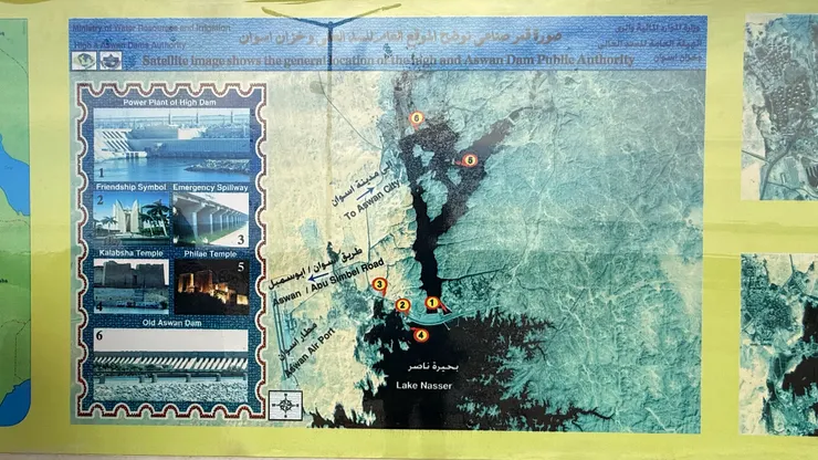 5號標示的菲萊神廟也是從水裡搶救的