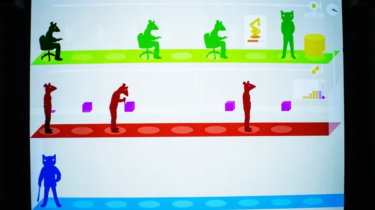 Paolo Pedercini《造一個更好的捕鼠器》管理遊戲