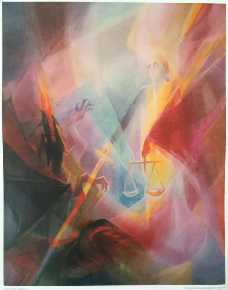 St. Michael and The Dragon from Perikopennotities