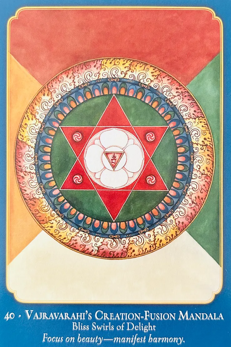 金剛亥母的創造融合曼陀羅
