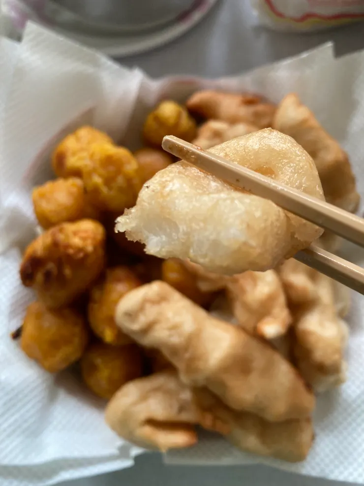 外酥內軟甜甜的白糖粿超好吃!