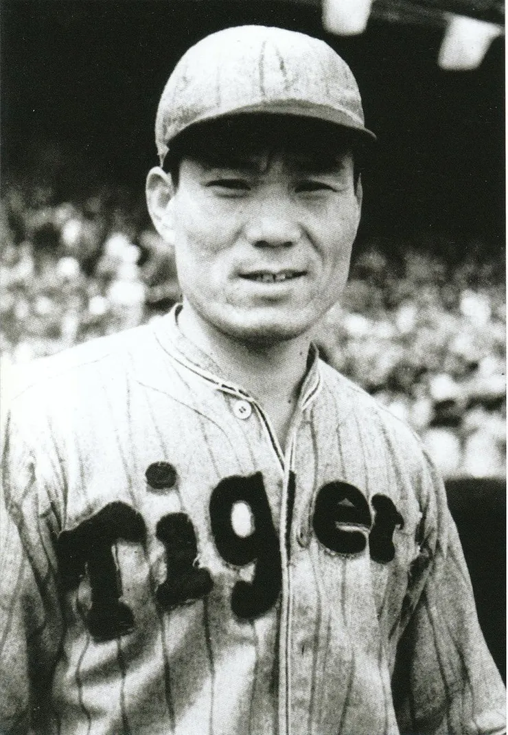 阪神虎王牌投手若林忠志原先退出職棒,但最終仍在1946年9月閃電回歸。圖片來源:維基百科